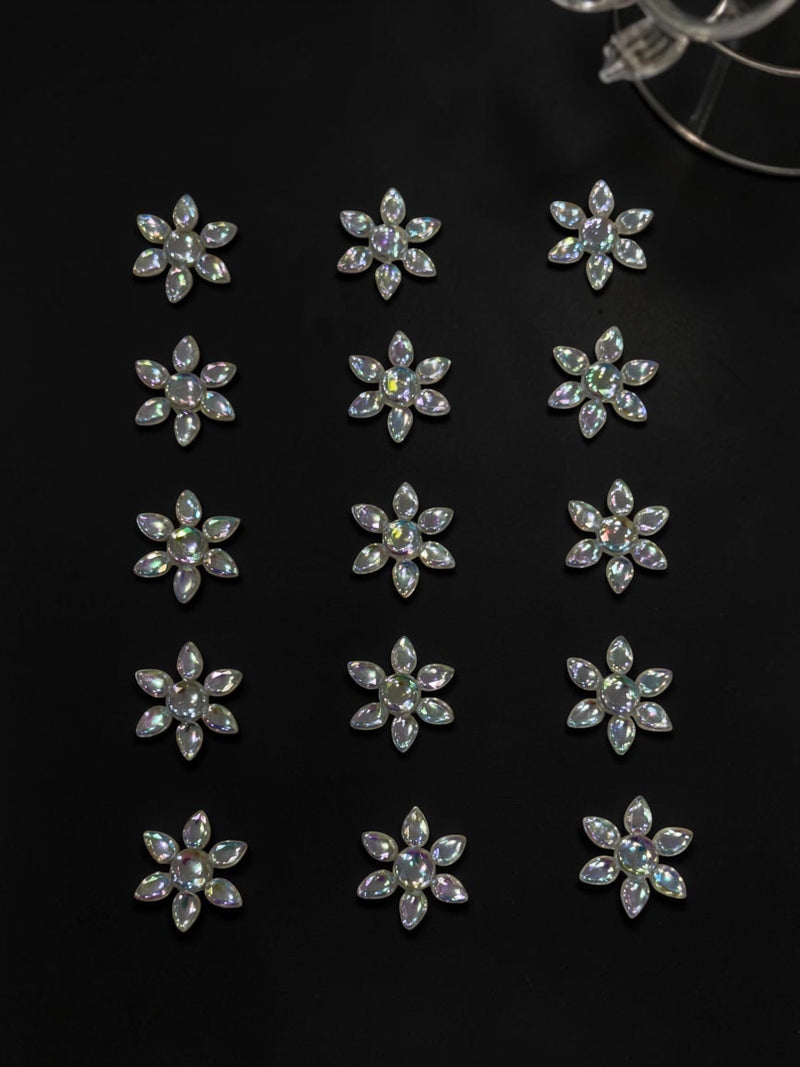 Crystal Floral Sticker (light reflecting)