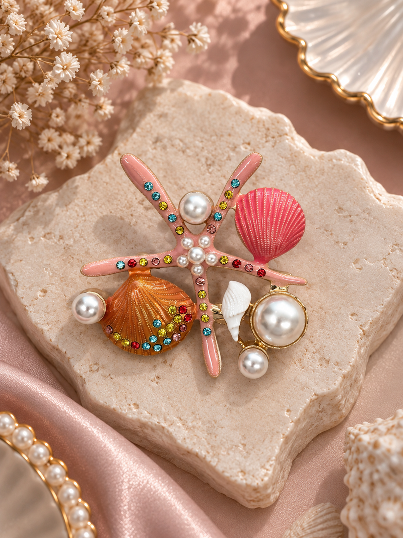 Starfish Brooch (1pc)