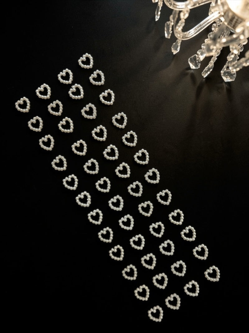 Pearl Heart Stickers