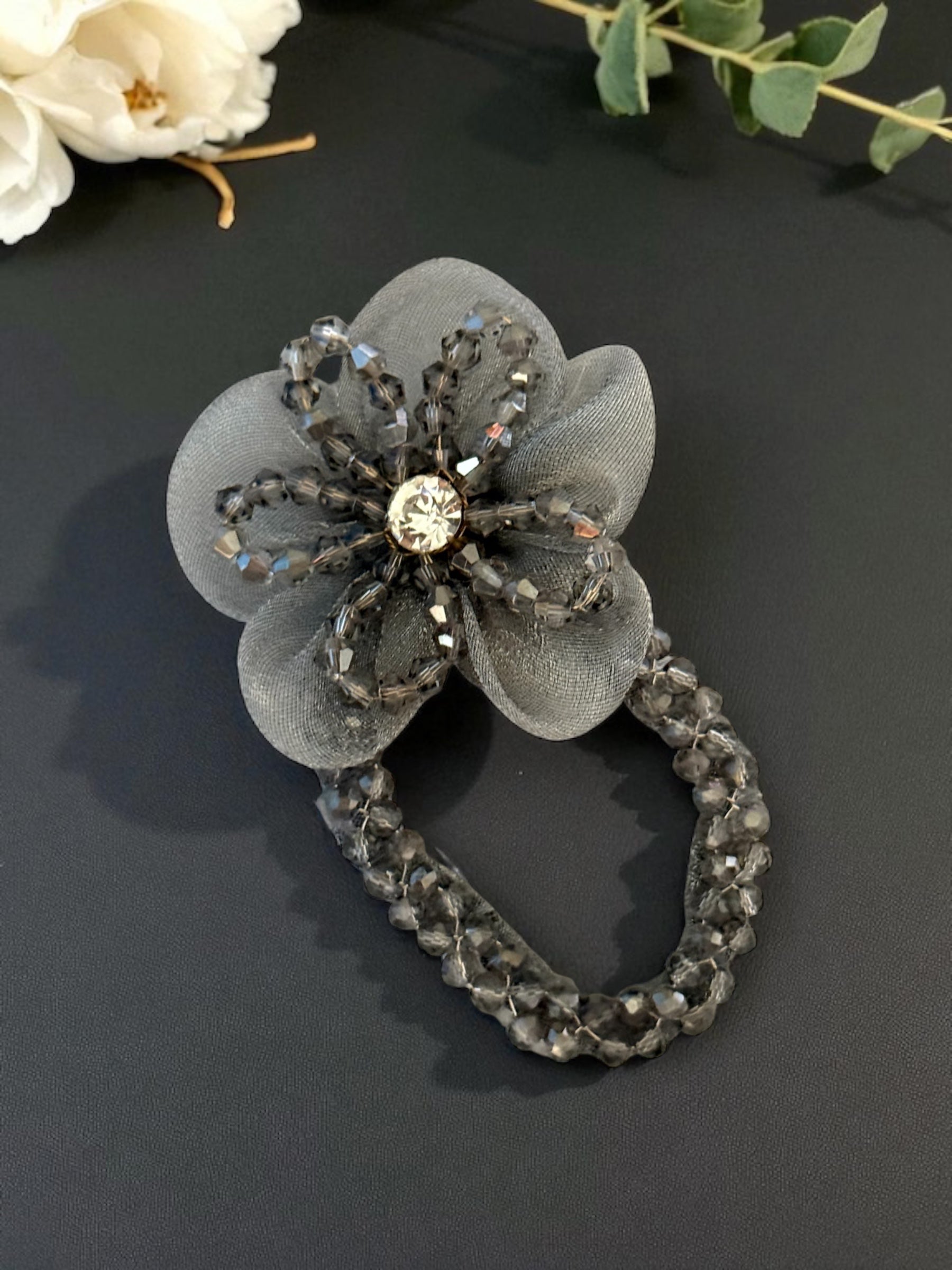 Moonlight Orchid Clip