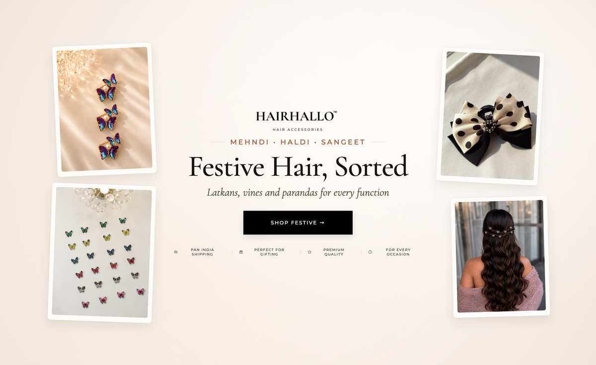 Festive hair, sorted — latkans, vines and parandas for every function