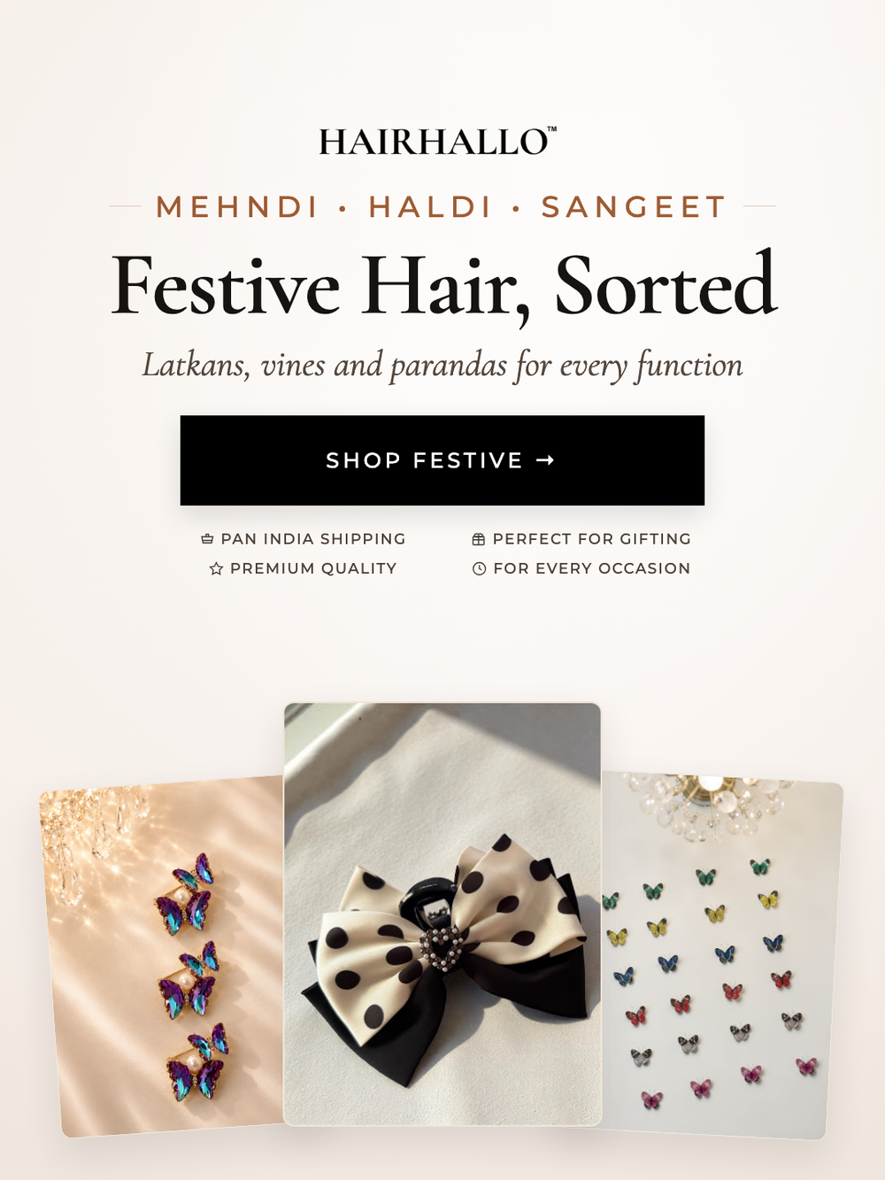 Festive hair, sorted — latkans, vines and parandas for every function