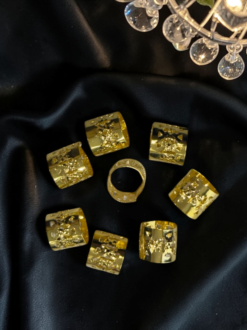 Metal Rings (set of 8)