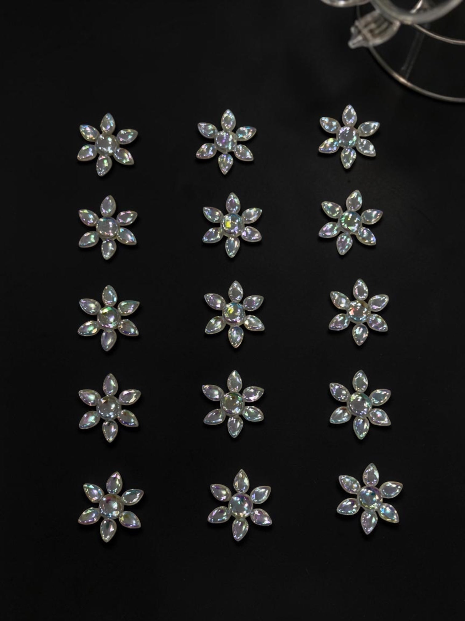 Crystal Floral Sticker (light reflecting)