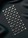 Multi silver star stickers