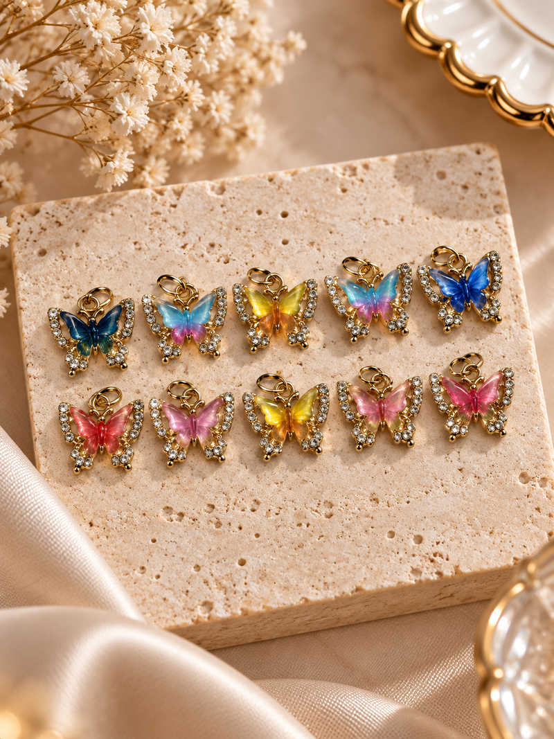 AD Butterfly Charms