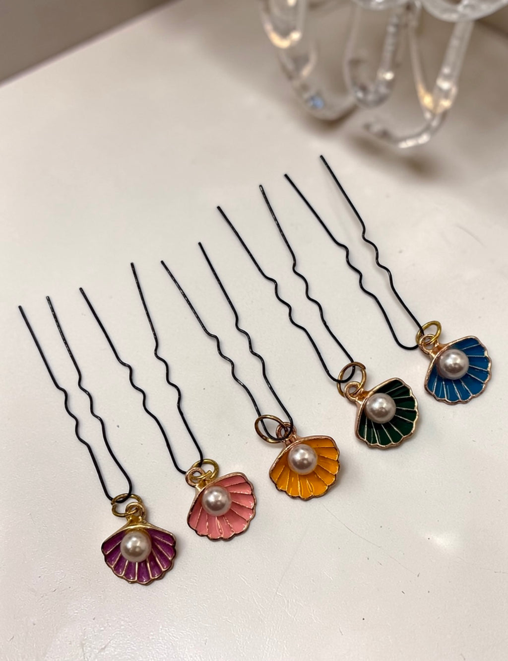 Ocean Pearl Charms (set of 5)