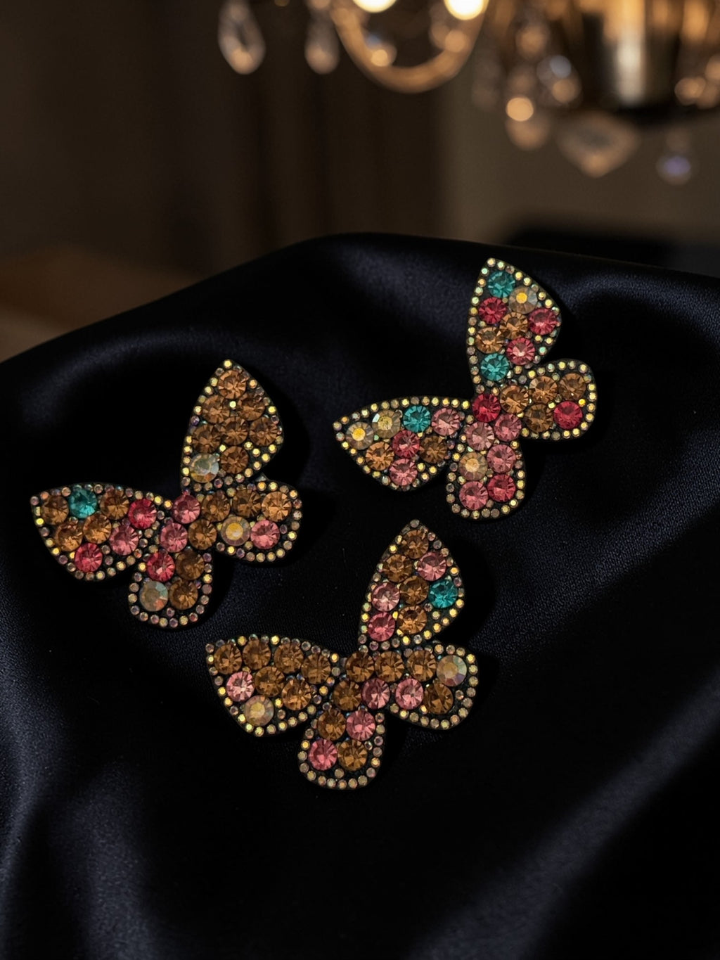 Disco Butterfly Clips (set of 3)