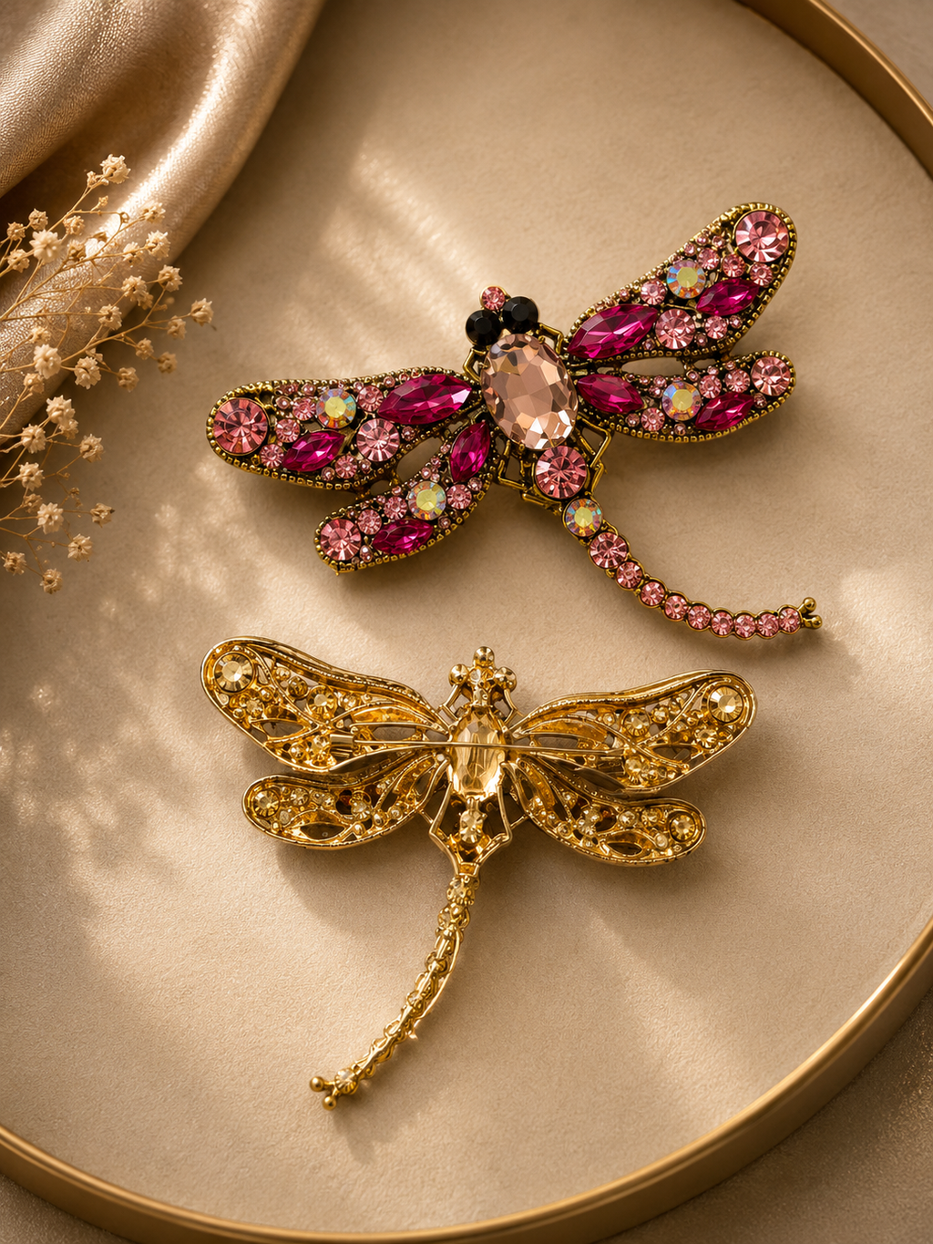 Royal Dragonfly Brooch (1pc)