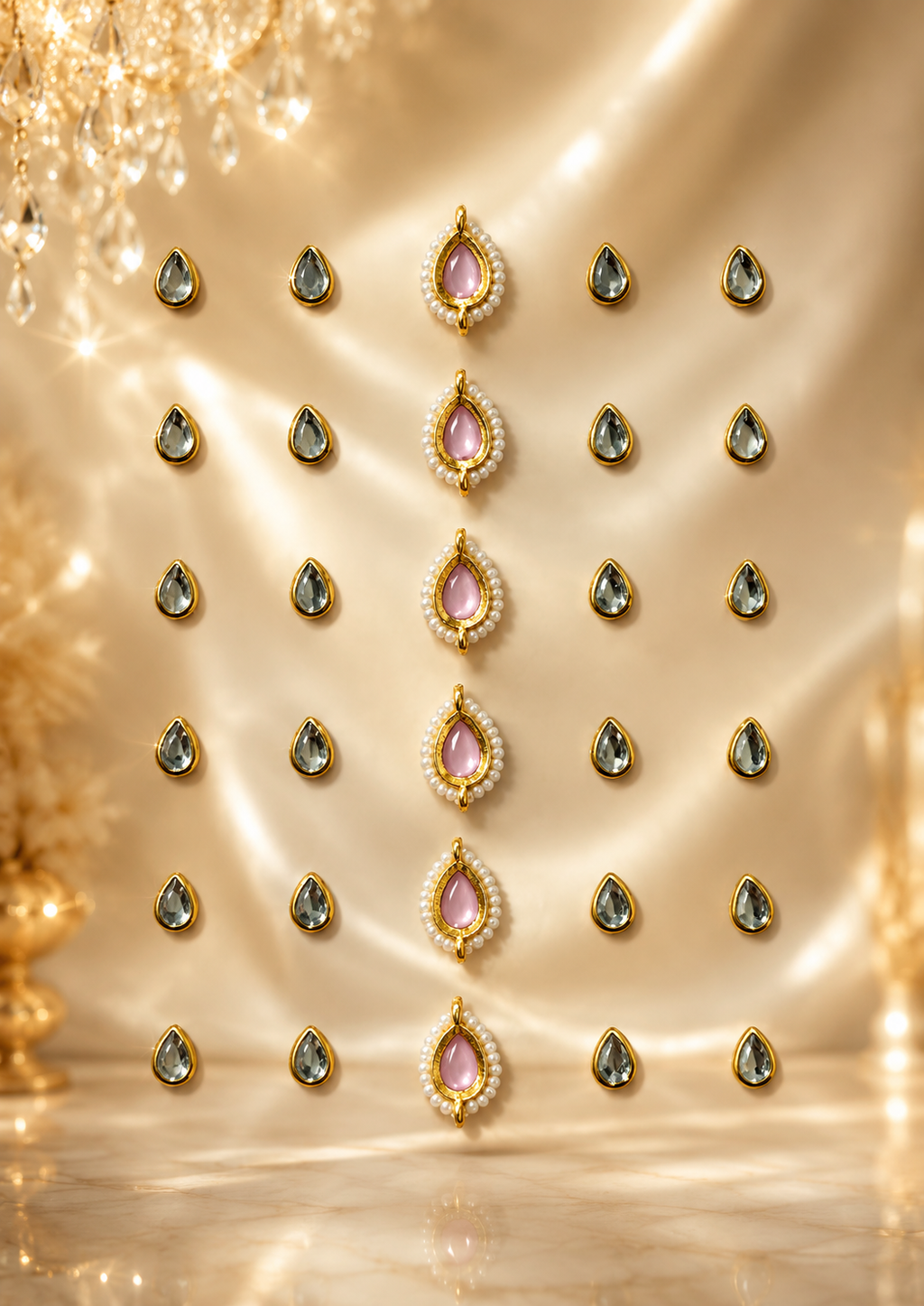 Kundan assorted stickers