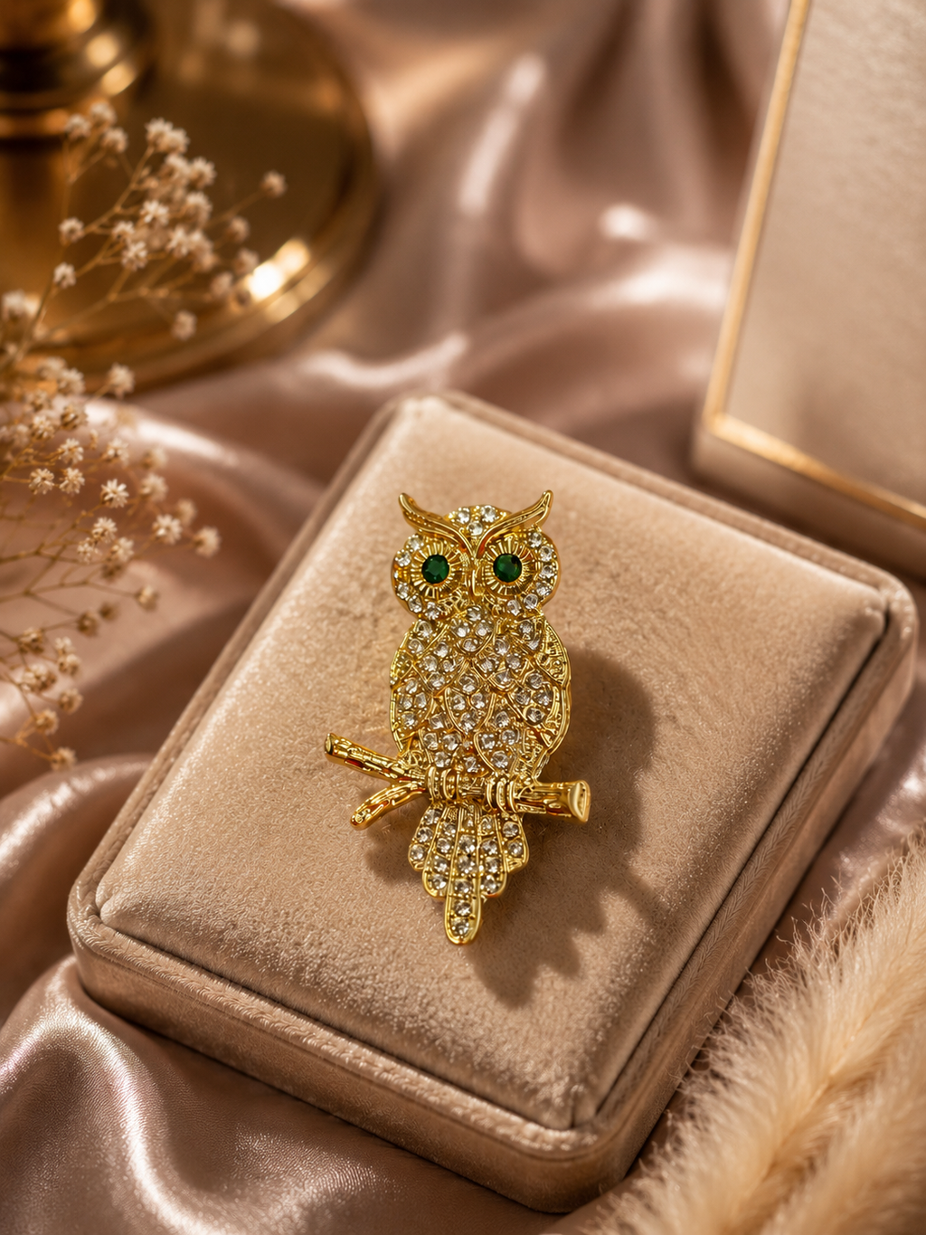 Mini Owl Brooch