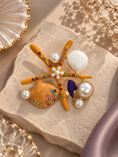Starfish Brooch (1pc)