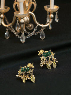 Horse metal charms (set of 4)