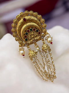 Maharani Pearl Jadau Pin (1)