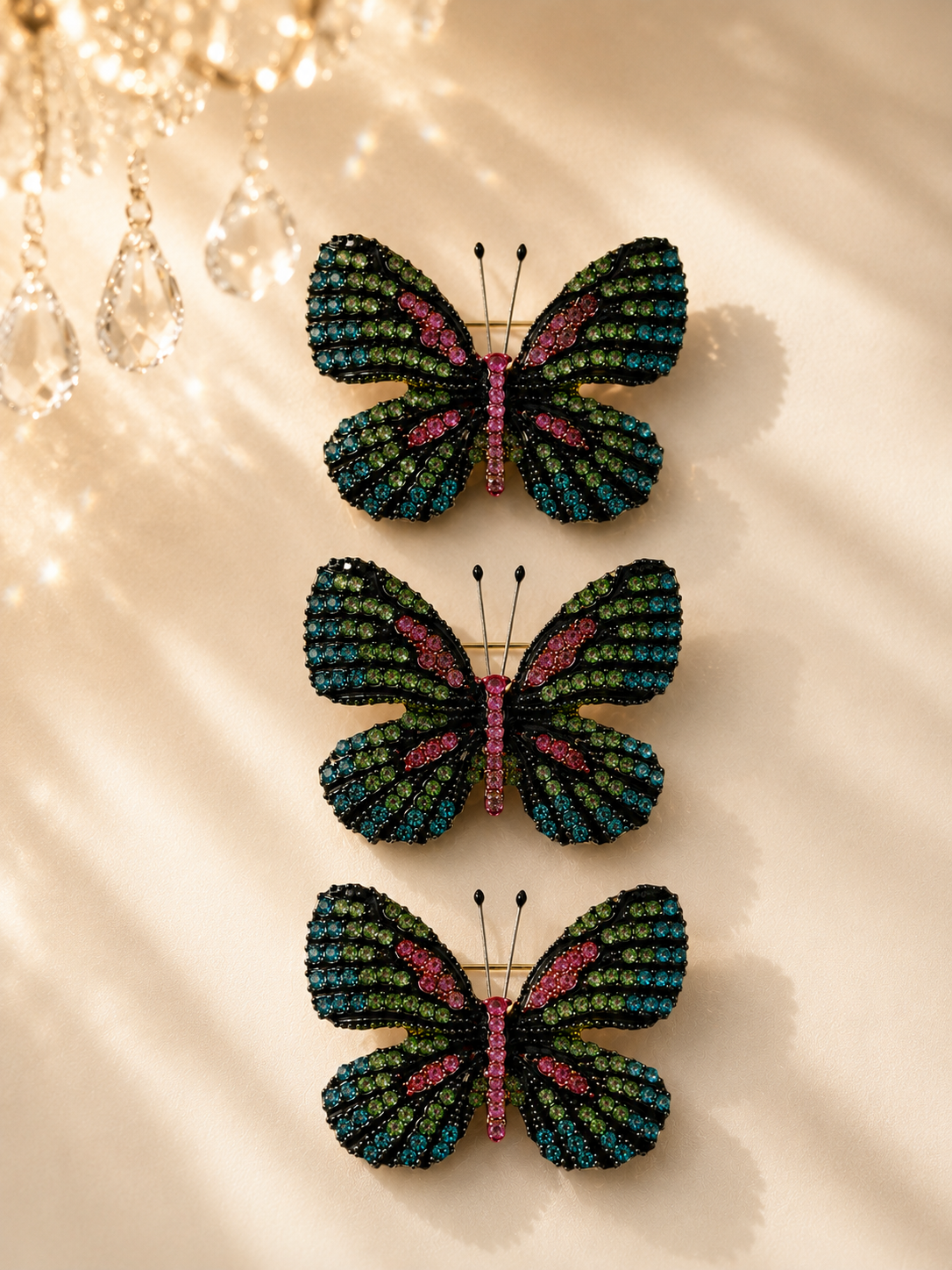 Velour Butterfly Brooch (1)