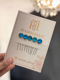 Rhinestone Round Pins (set of 10 pins)