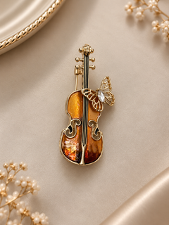 Guitar brooch (1pc)