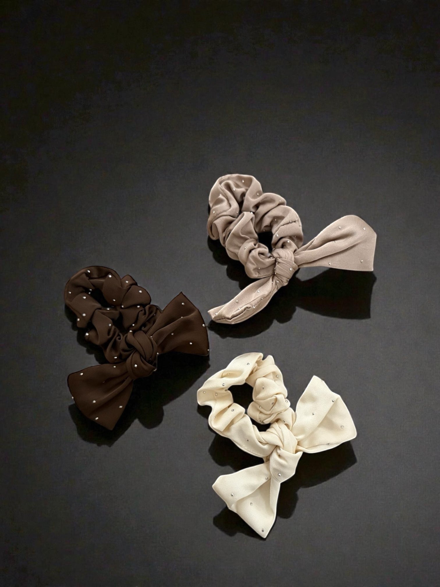 Satin Bow Scrunchie