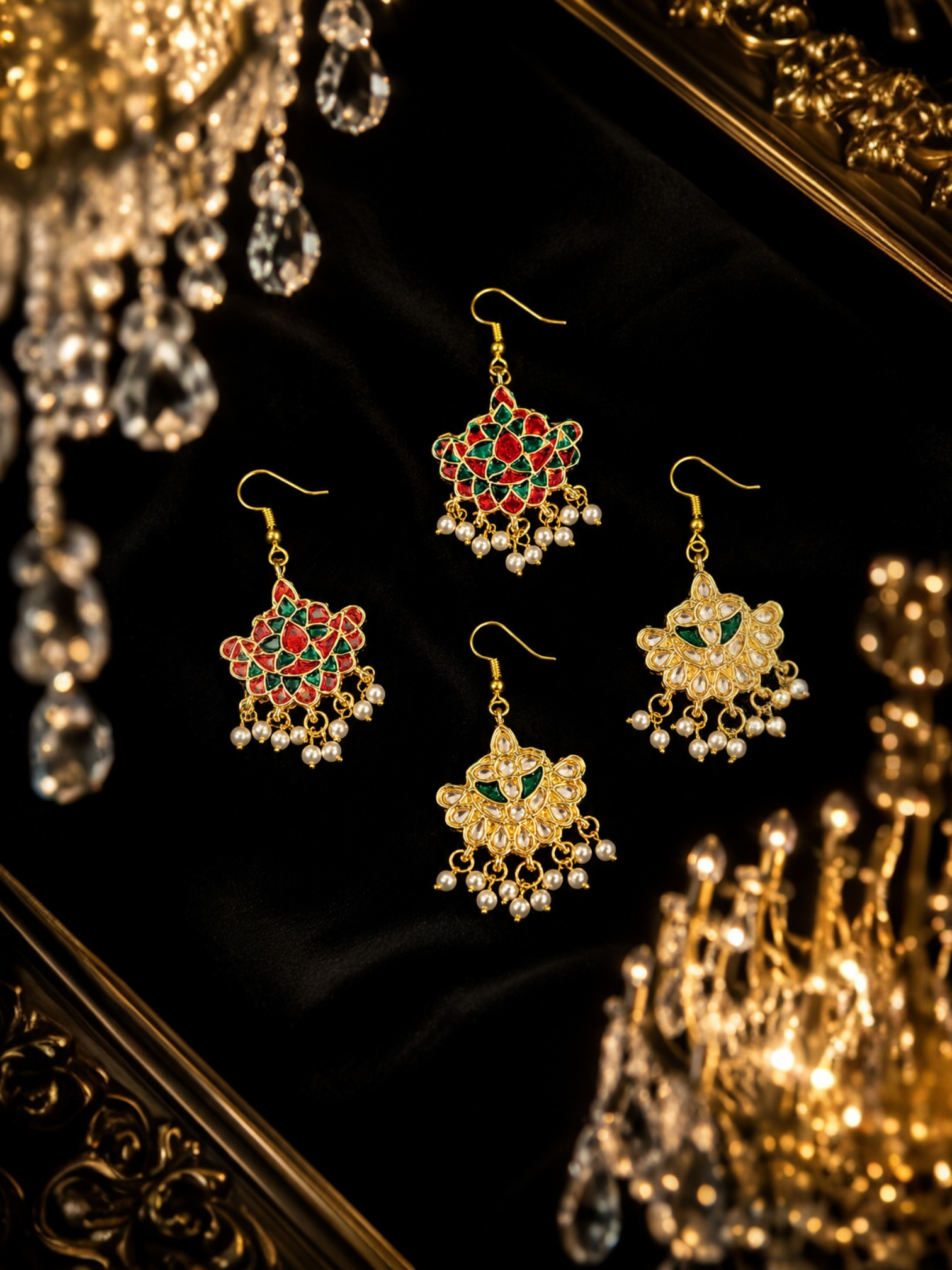 RangTarang Charms (set of 4- Reversible)