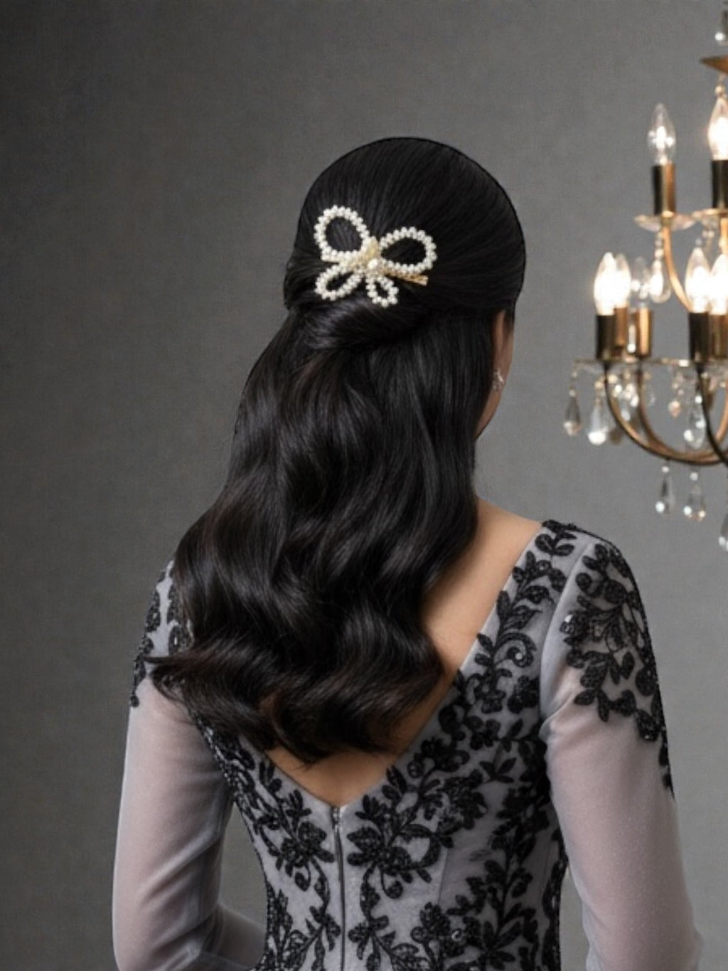 Milky Way Pearl Clip