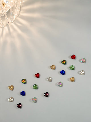 Gem-drops (Heart- Small size Stickers)