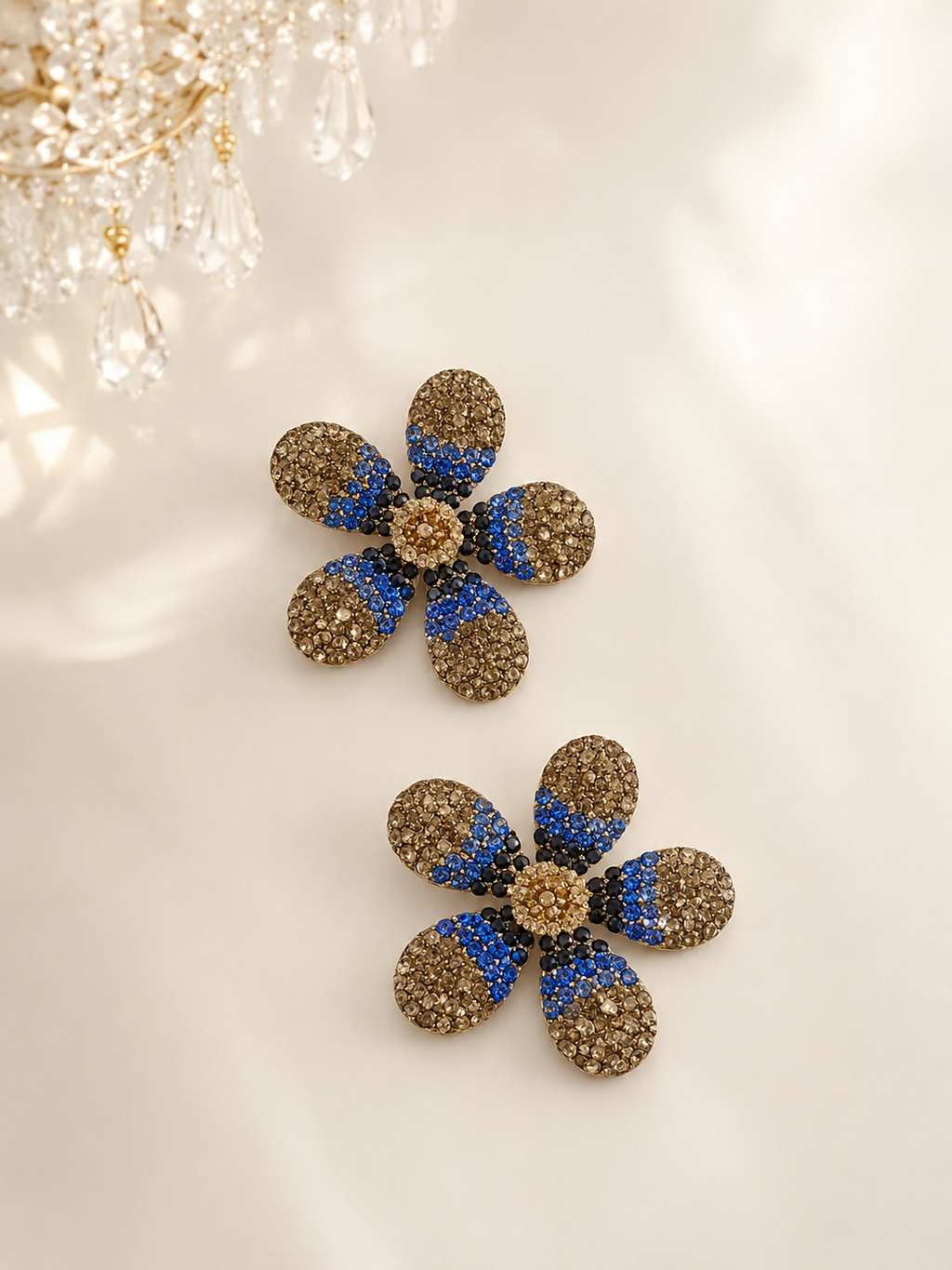 Diamond Floral Brooch (1pc)