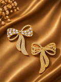 Crystal Bow Brooch (1pc)