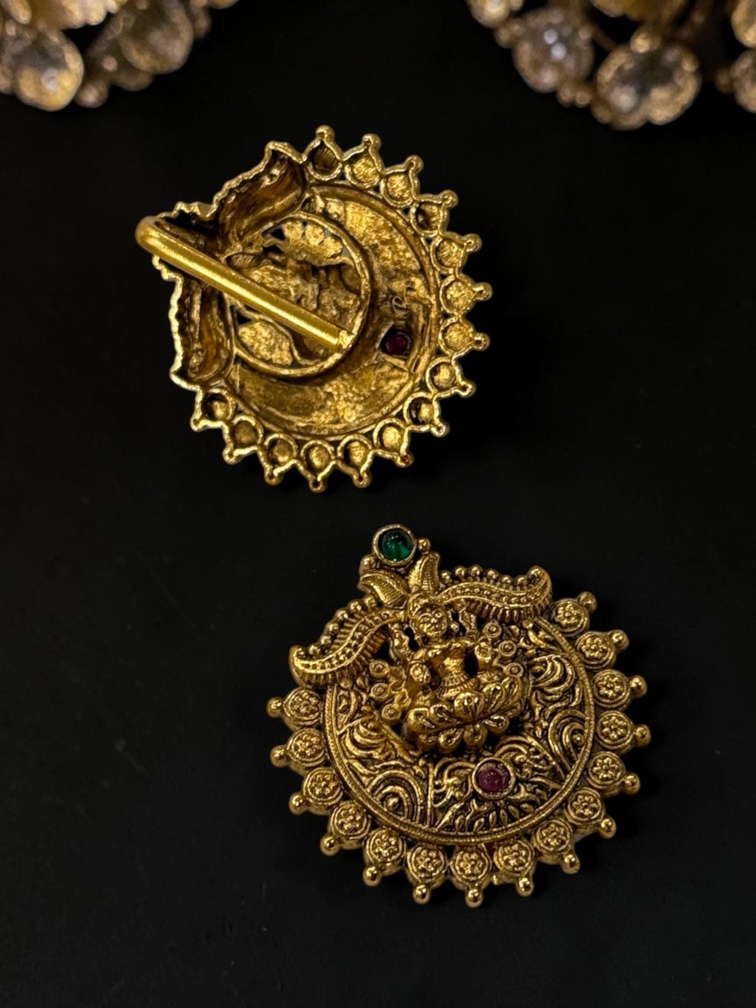 Temple Antique pins (set of 3)