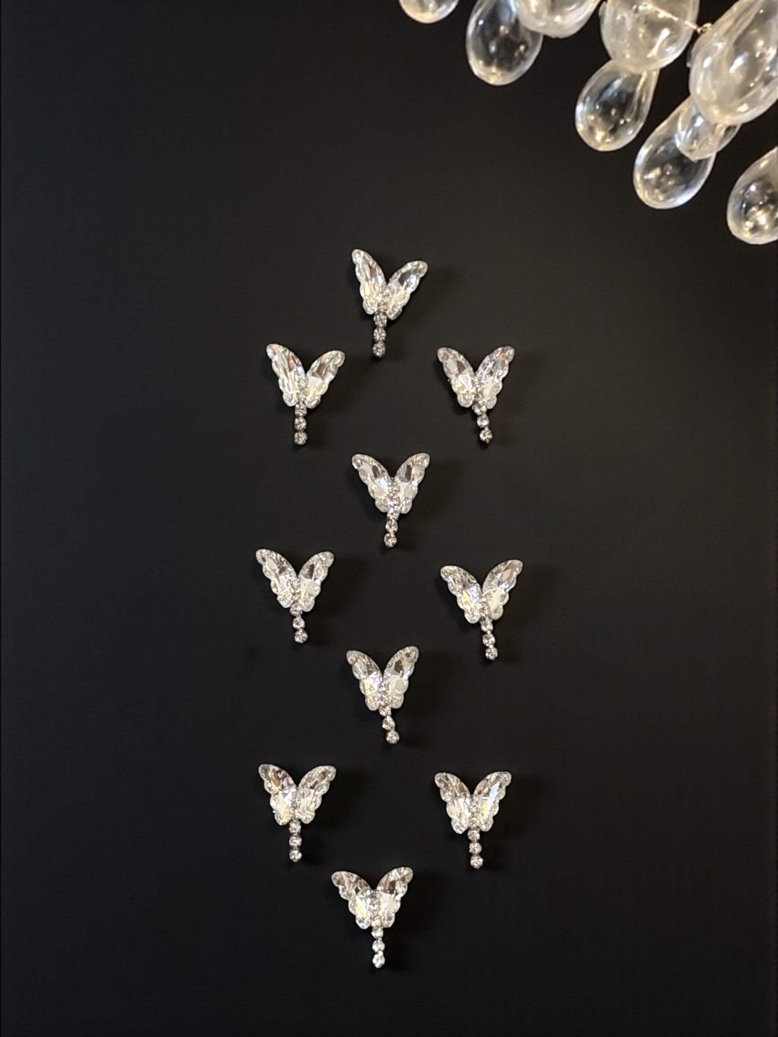Crystal Prism Butterfly Stickers (Set of 10)