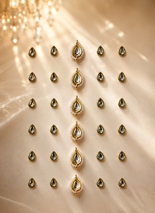 Kundan mehndi stickers