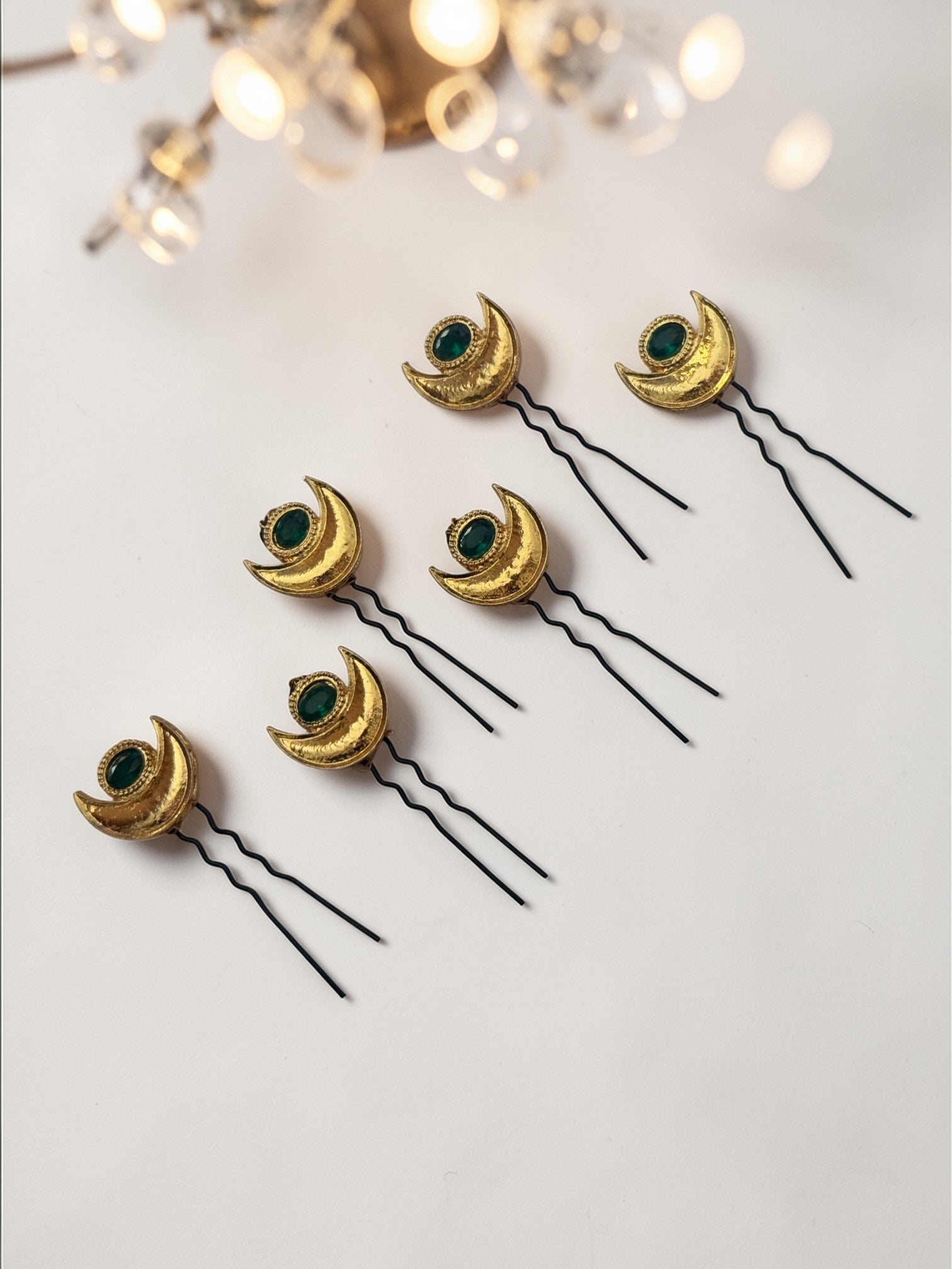 Crescent pins (set of 6)