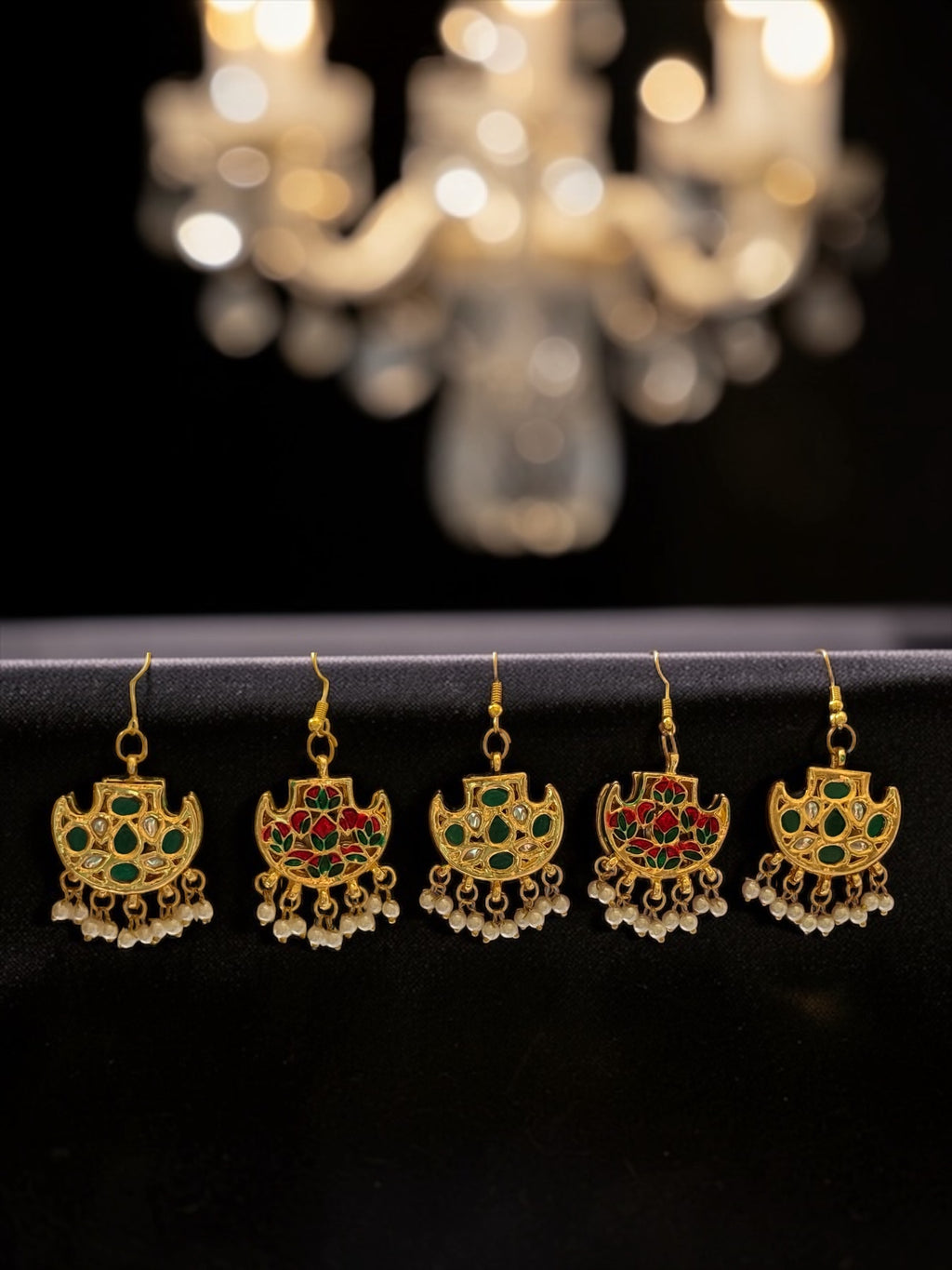 Noor Chand Hair Charms (set of 5)