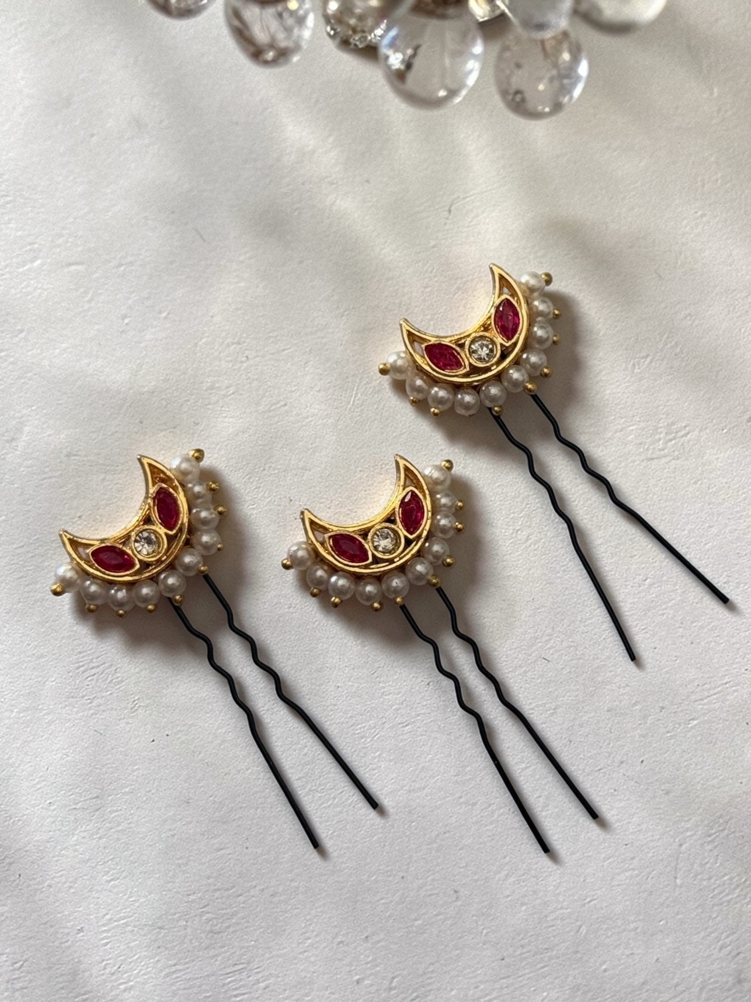 PearlMoon Pins (set of 3)