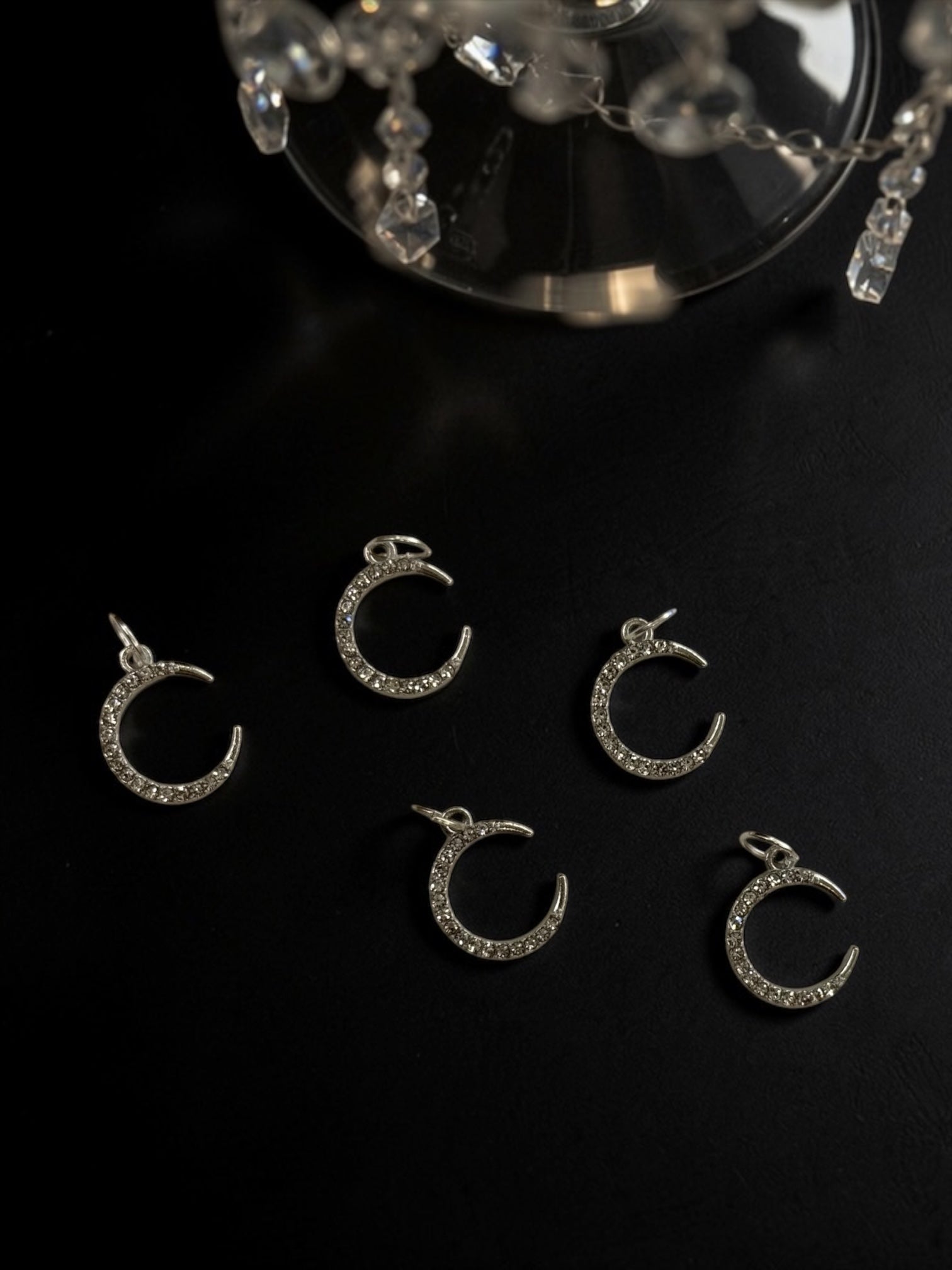 Moon Charms (set of 5)