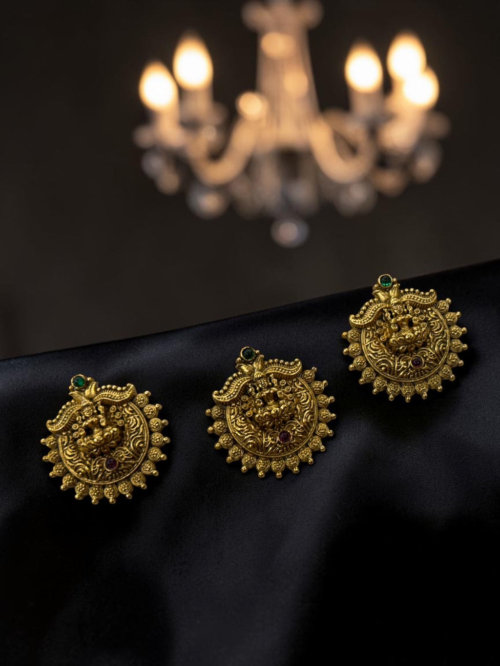 Temple Antique pins (set of 3)