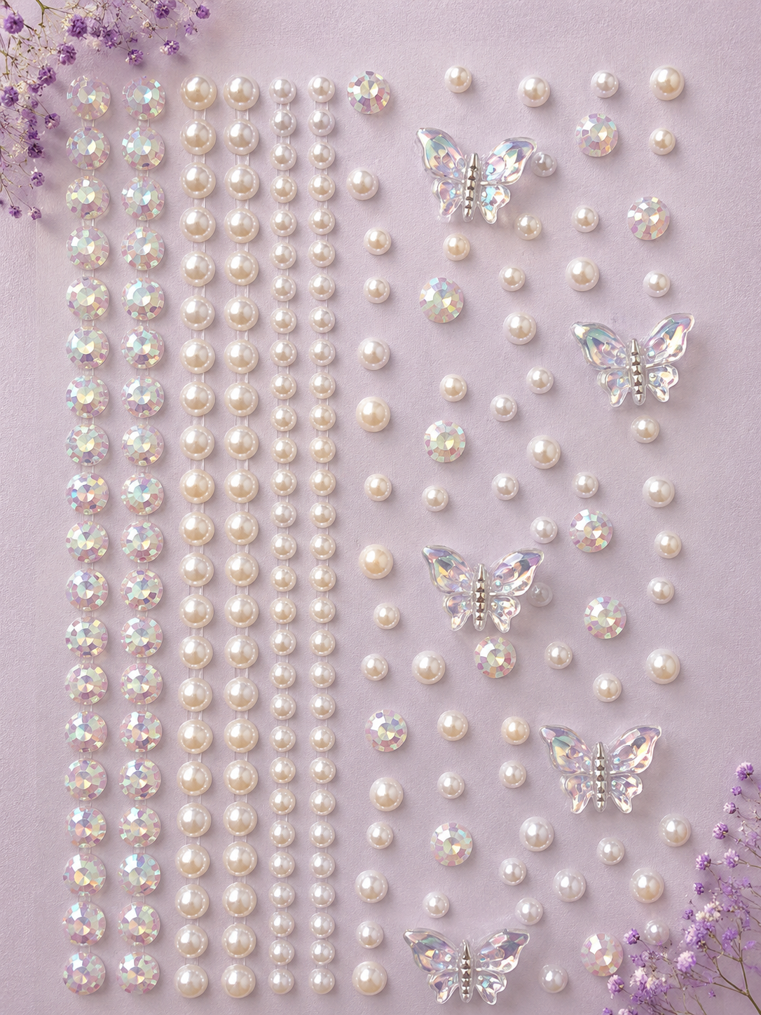 Pearly Butterfly Stickers