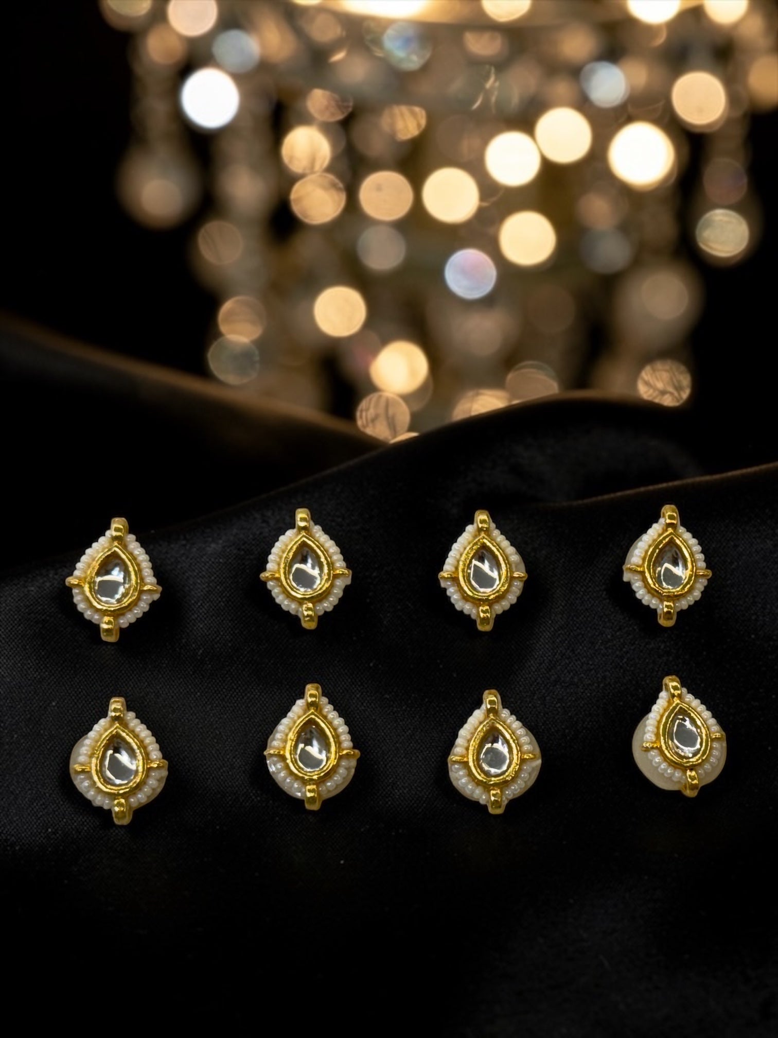 Jadau Kundan stickers (set of 8)