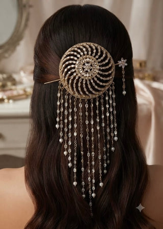 Sehnaaz diamond bun