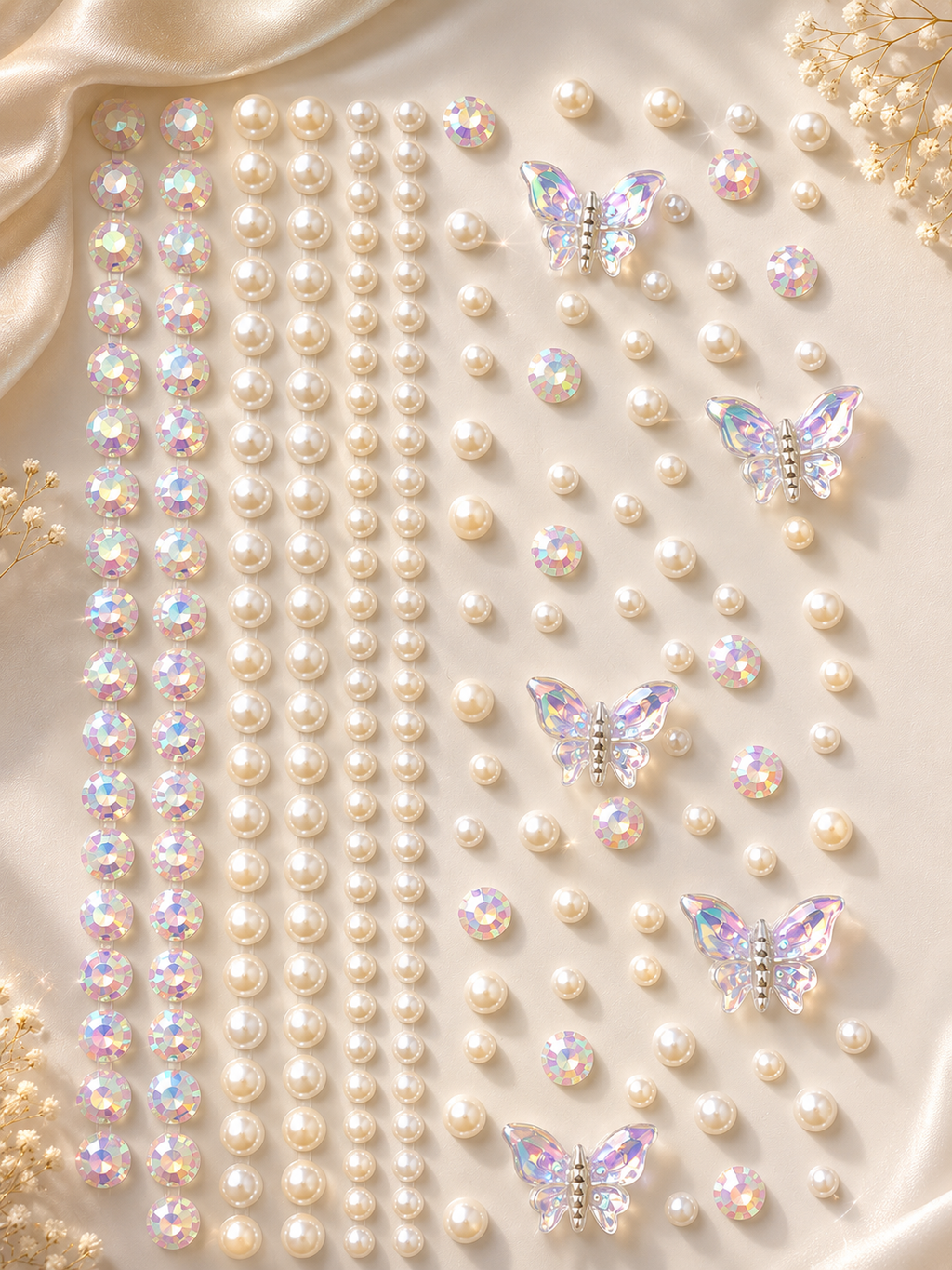 Pearly Butterfly Stickers