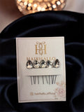 Crystal Stud Pins (set of 5)