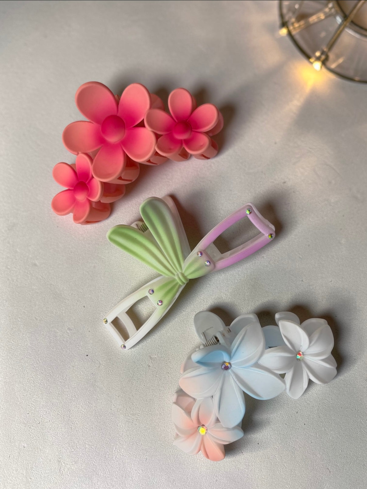 Pastel Claw-Clips (set of 3)