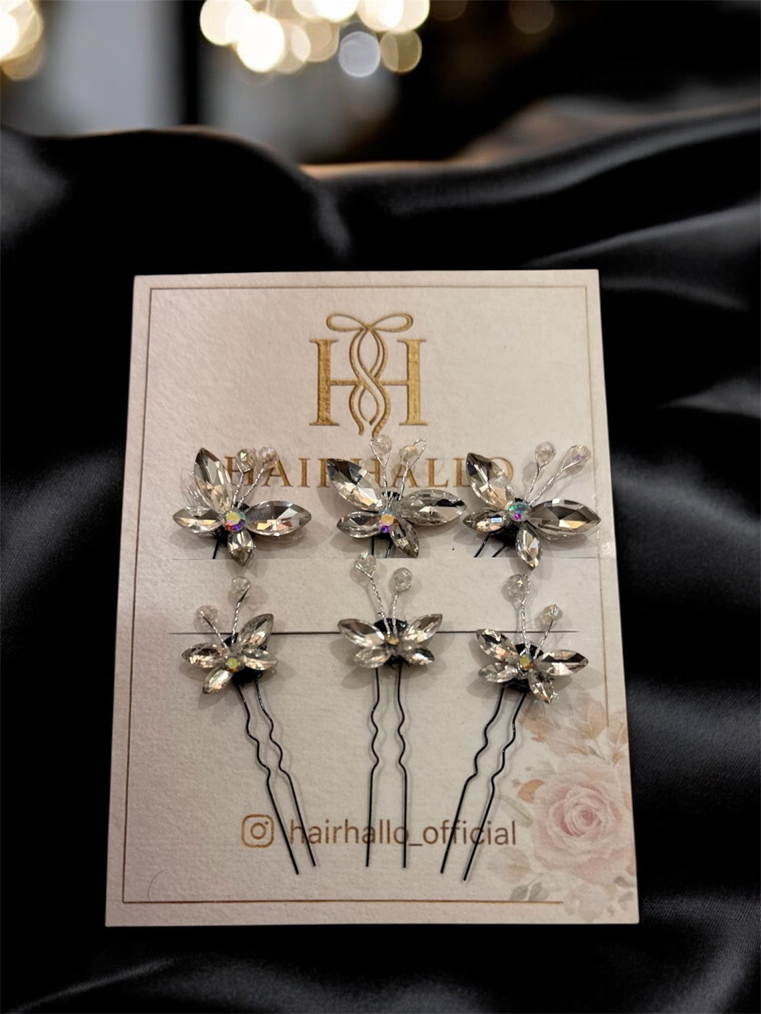 Twinkle Butterfly Pins [set of 3 big and 3 small pins]