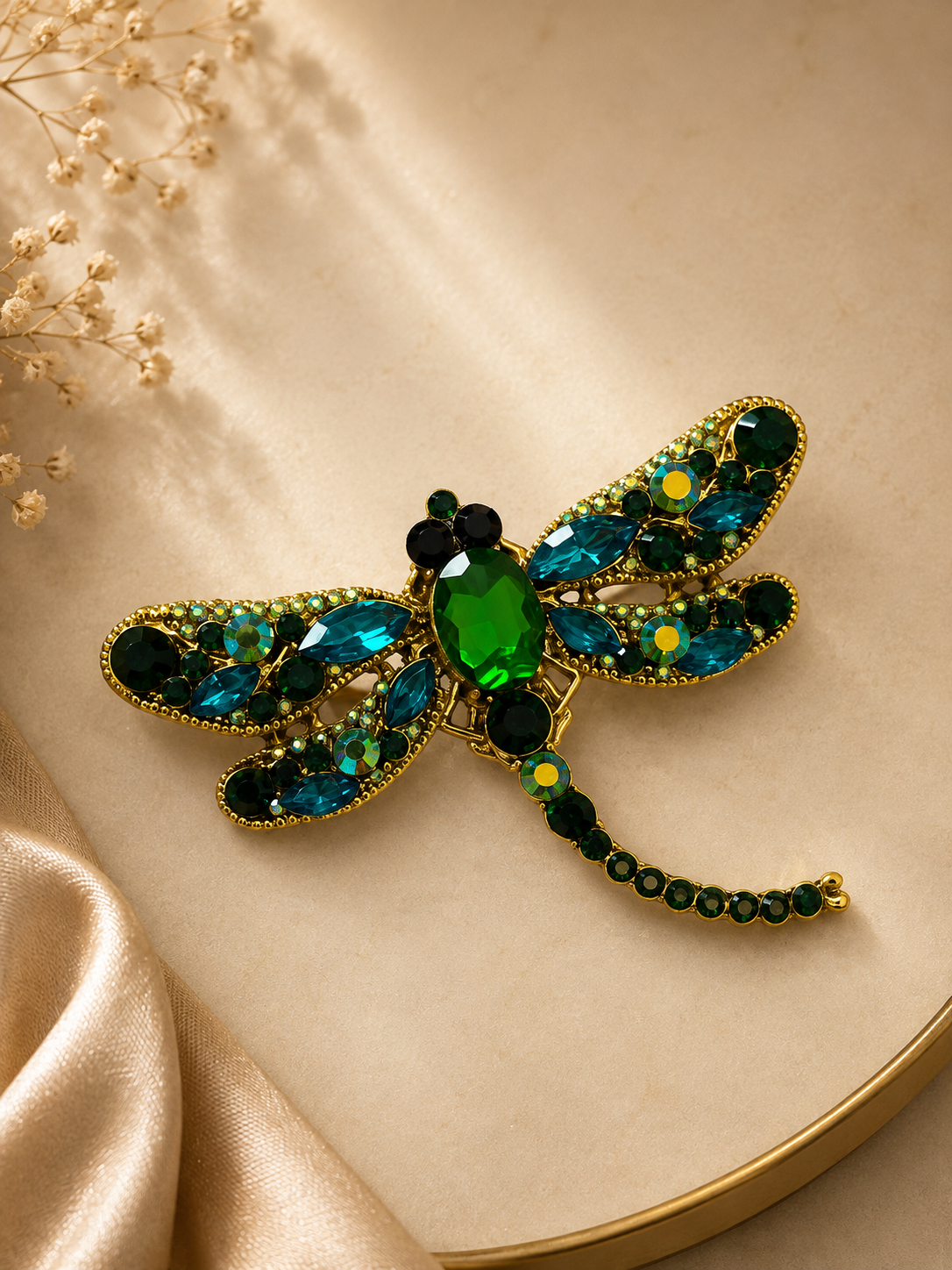 Royal Dragonfly Brooch (1pc)