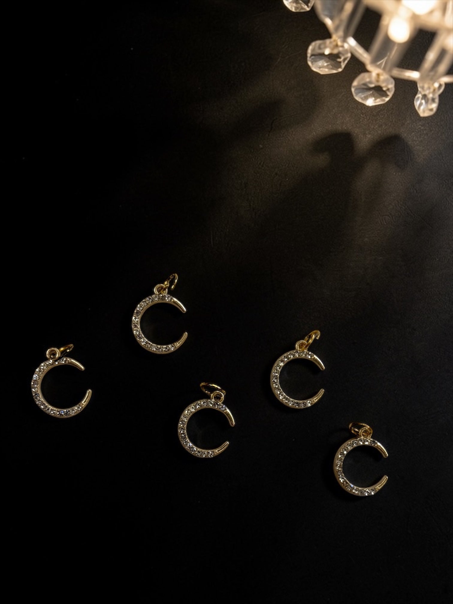 Moon Charms (set of 5)