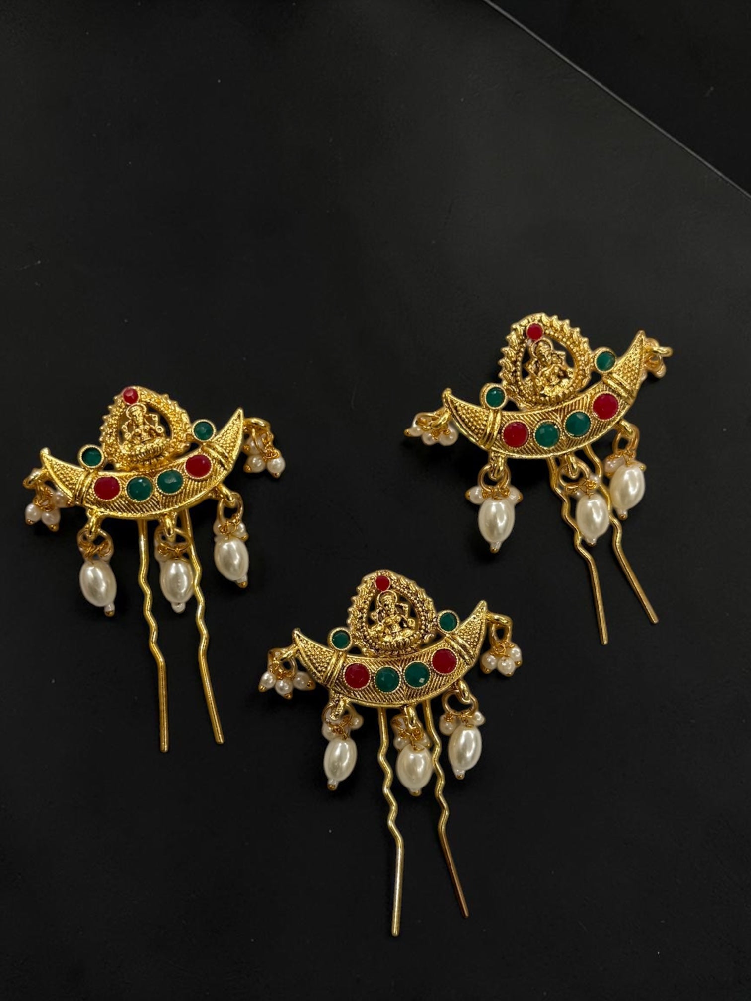 Rajwada Goddess pins (set of 3)