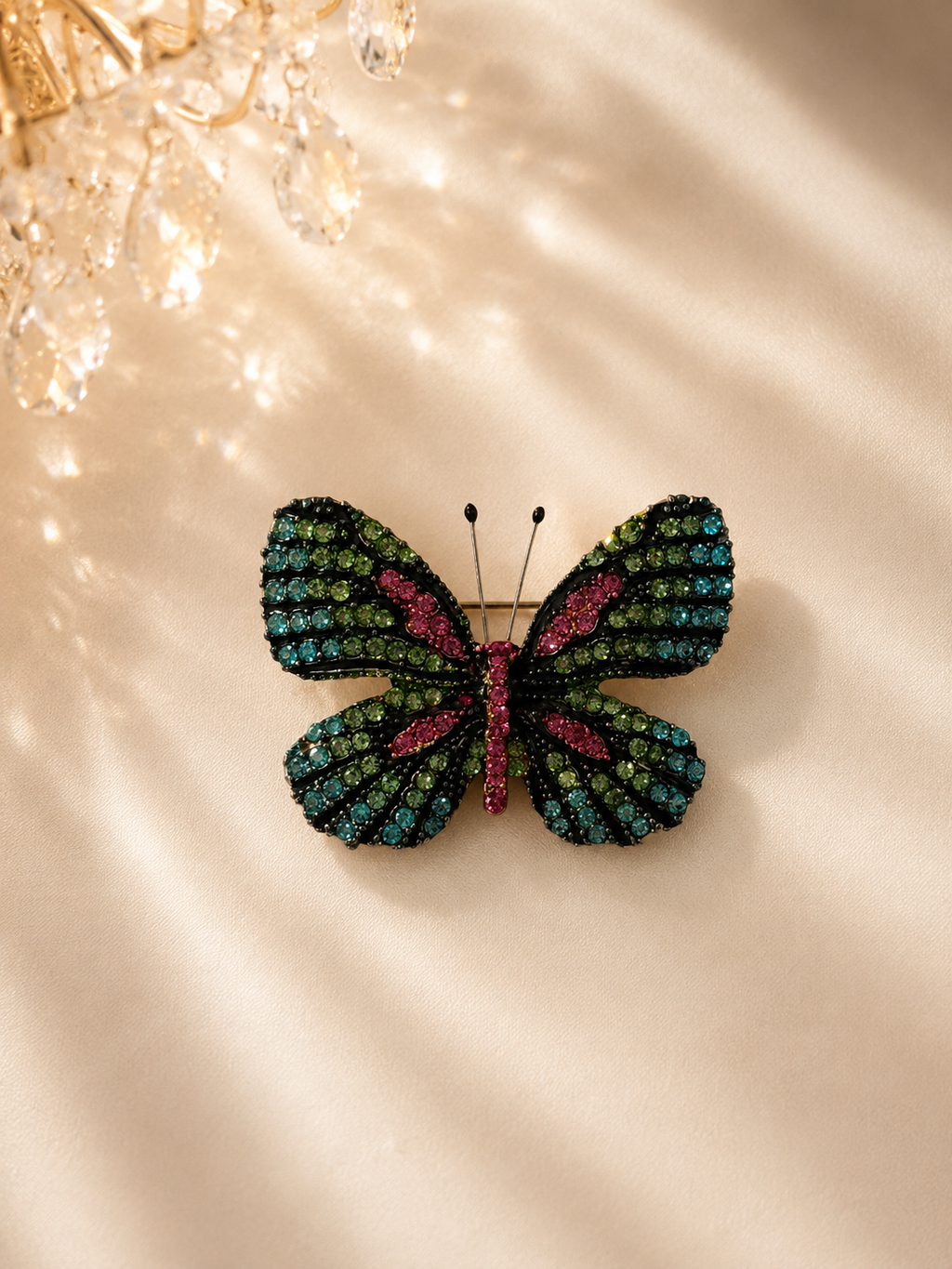 Velour Butterfly Brooch (1)