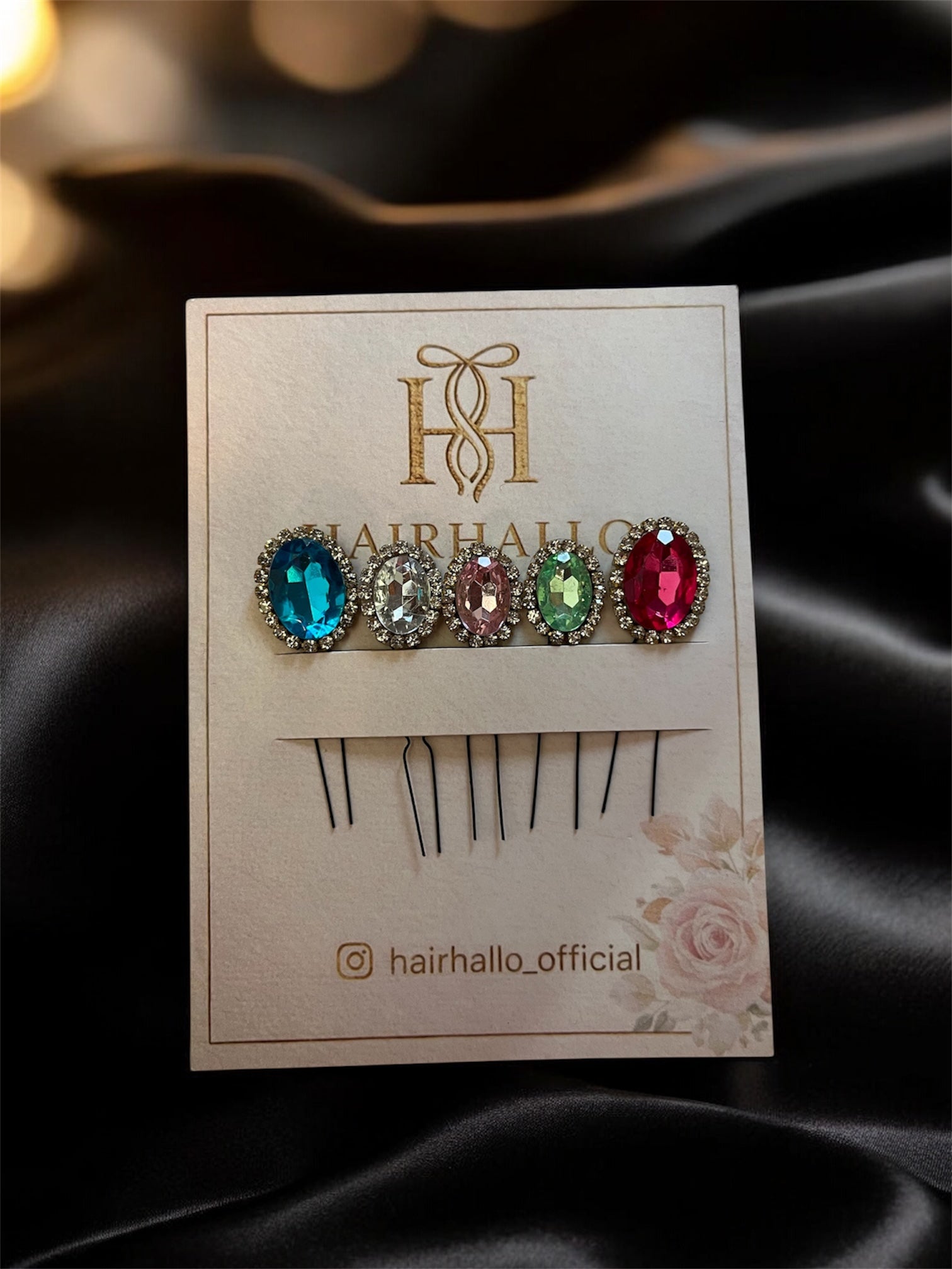 Sparky Crystal pins (Set of 5 pins)