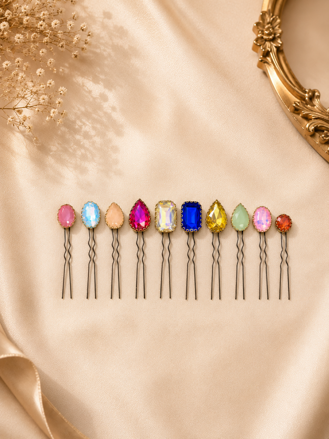Candy Gemstone Pins (set of 10)
