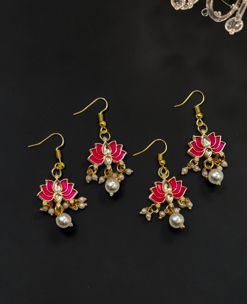 Lotus Pearl charm (set of 4)