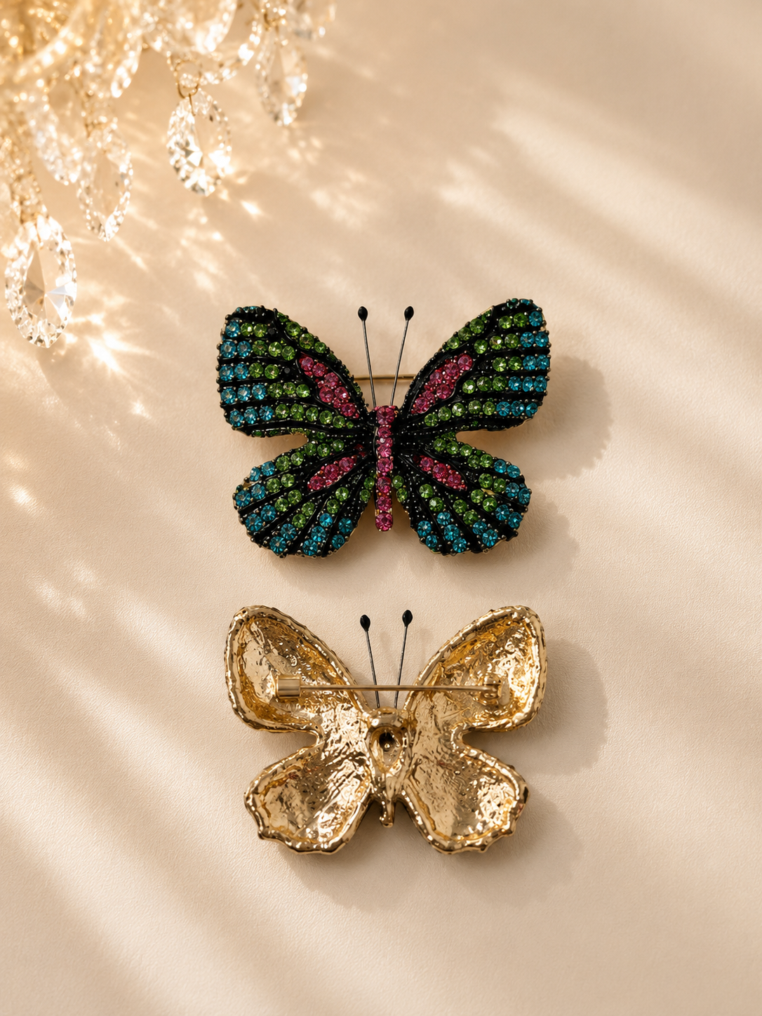 Velour Butterfly Brooch (1)